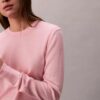 Suéter de cuello redondo de mezcla de merino extrafina