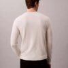 Suéter de cuello redondo de mezcla de merino extrafina Suéter de cuello redondo de mezcla de merino extrafina
