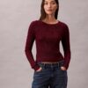 Suéter de mezcla de lana merino y lurex Suéter de mezcla de lana merino y lurex