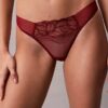 Thong de encaje floral negro de CK Black Thong de encaje floral negro de CK Black
