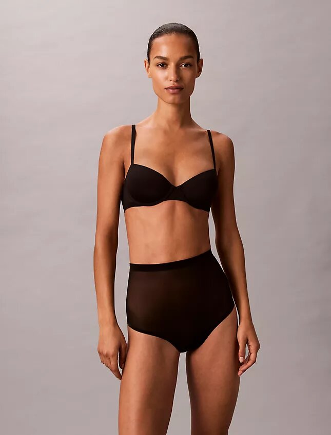Thong de malla minimalista de cintura alta Thong de malla minimalista de cintura alta