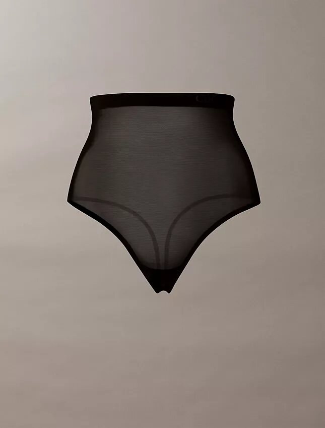 Thong de malla minimalista de cintura alta Thong de malla minimalista de cintura alta