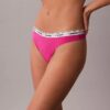 Thong de talle bajo con logo Icon, paquete de 3