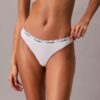 Thong de talle bajo con logo Icon, paquete de 3