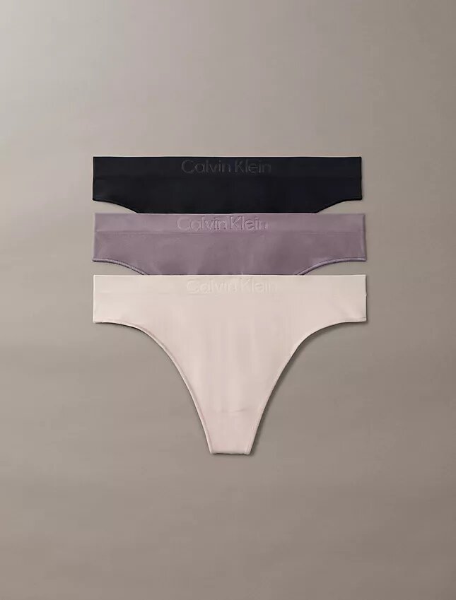 Thong de talle medio Bonded Flex, paquete de 3 Thong de talle medio Bonded Flex, paquete de 3