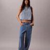 Top corto de denim Top corto de denim