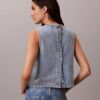 Top corto de denim Top corto de denim
