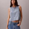 Top corto de denim Top corto de denim