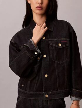 Trucker Jacket de Denim del Año Nuevo Lunar