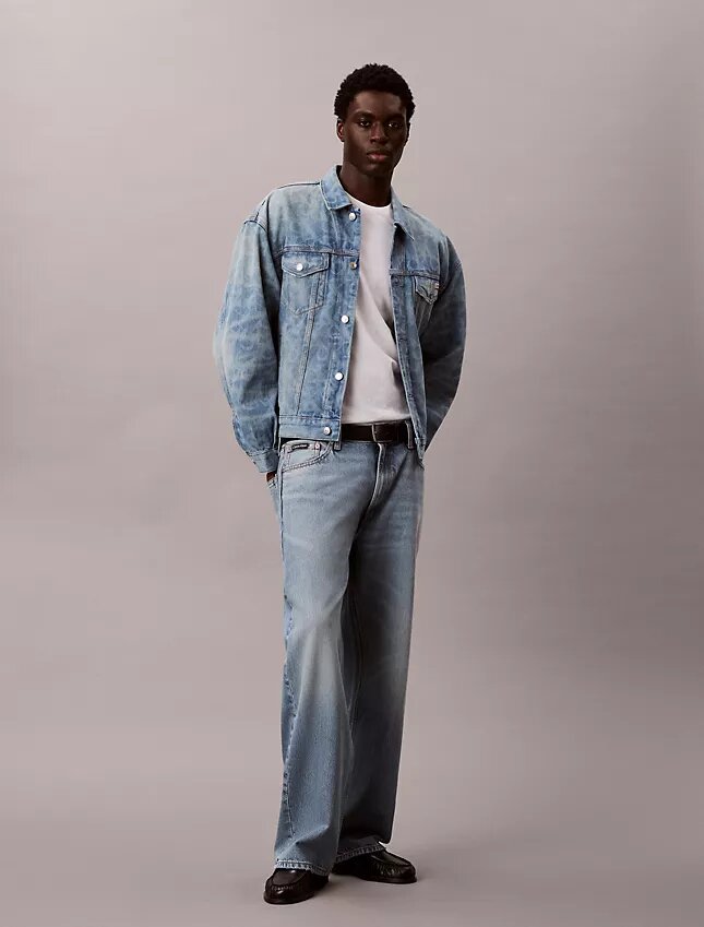 Trucker Jacket Denim con Monogram integral de los años 90 Trucker Jacket Denim con Monogram integral de los años 90
