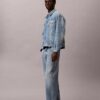 Trucker Jacket Denim con Monogram integral de los años 90 Trucker Jacket Denim con Monogram integral de los años 90