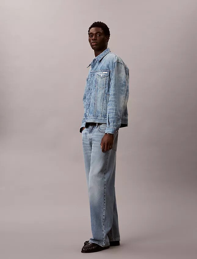 Trucker Jacket Denim con Monogram integral de los años 90 Trucker Jacket Denim con Monogram integral de los años 90
