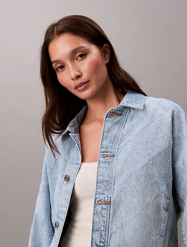 Trucker Jacket vaquera holgada de estilo camionero Trucker Jacket vaquera holgada de estilo camionero