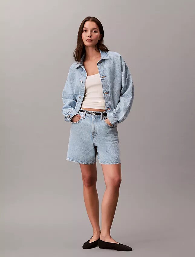 Trucker Jacket vaquera holgada de estilo camionero Trucker Jacket vaquera holgada de estilo camionero