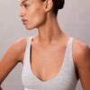 Unlined Bralette de algodón y Modal Icon