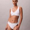 Unlined Bralette de algodón y Modal Icon
