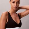 Unlined Bralette de algodón y Modal Icon