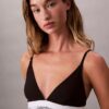 Unlined Bralette de algodón y Modal Icon