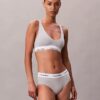 Unlined Bralette de algodón y Modal Icon