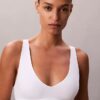Unlined Bralette de algodón y Modal Icon