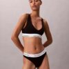 Unlined Bralette de algodón y Modal Icon