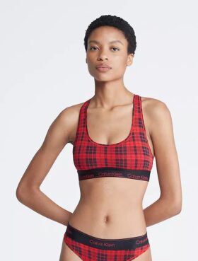 Unlined Bralette Icon Cotton Modal Holiday