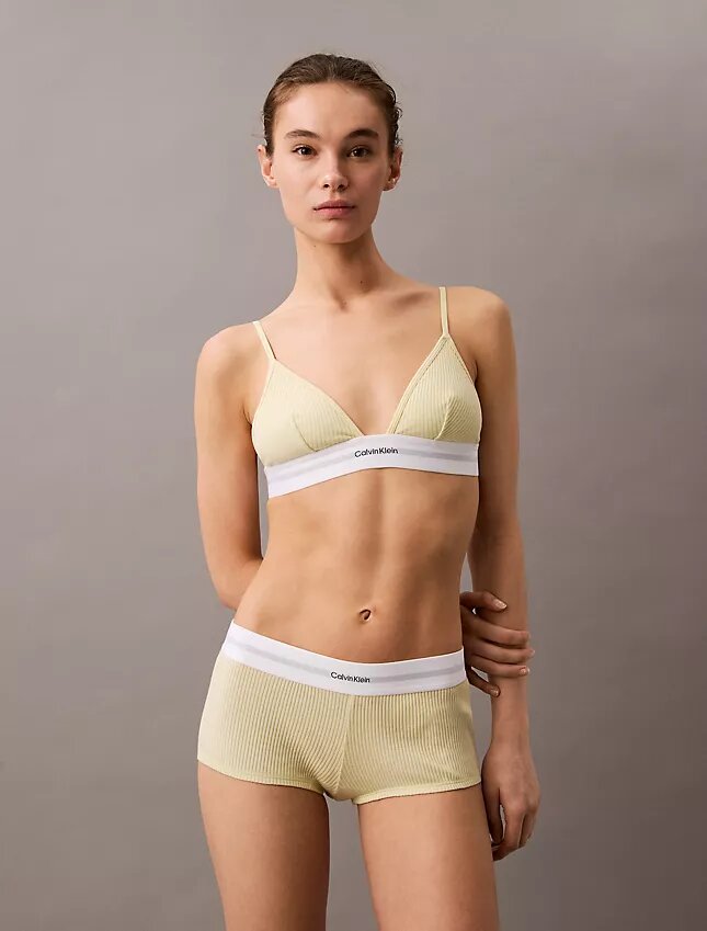 Unlined Cotton Modal Stretch Bralette Triangle Bralette Unlined Cotton Modal Stretch Bralette Triangle Bralette