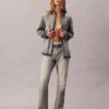 Vaqueros Bootcut holgados con ribete Vaqueros Bootcut holgados con ribete