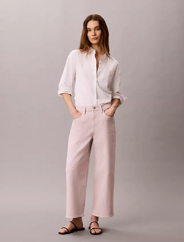 Vaqueros cortos de pierna ancha Vaqueros cortos de pierna ancha