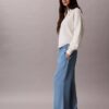 Vaqueros de denim holgados sin cremallera Vaqueros de denim holgados sin cremallera