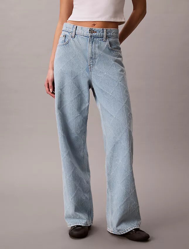 Vaqueros holgados de talle bajo Vaqueros holgados de talle bajo