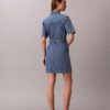Vestido camisero de Denim con cinturón Vestido camisero de Denim con cinturón