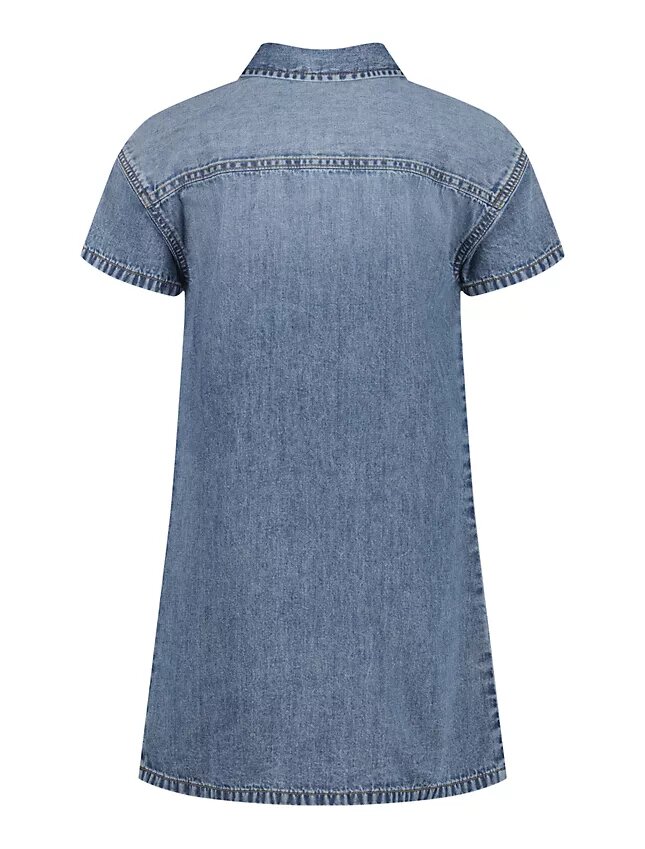 Vestido camisero de Denim para niñas Vestido camisero de Denim para niñas