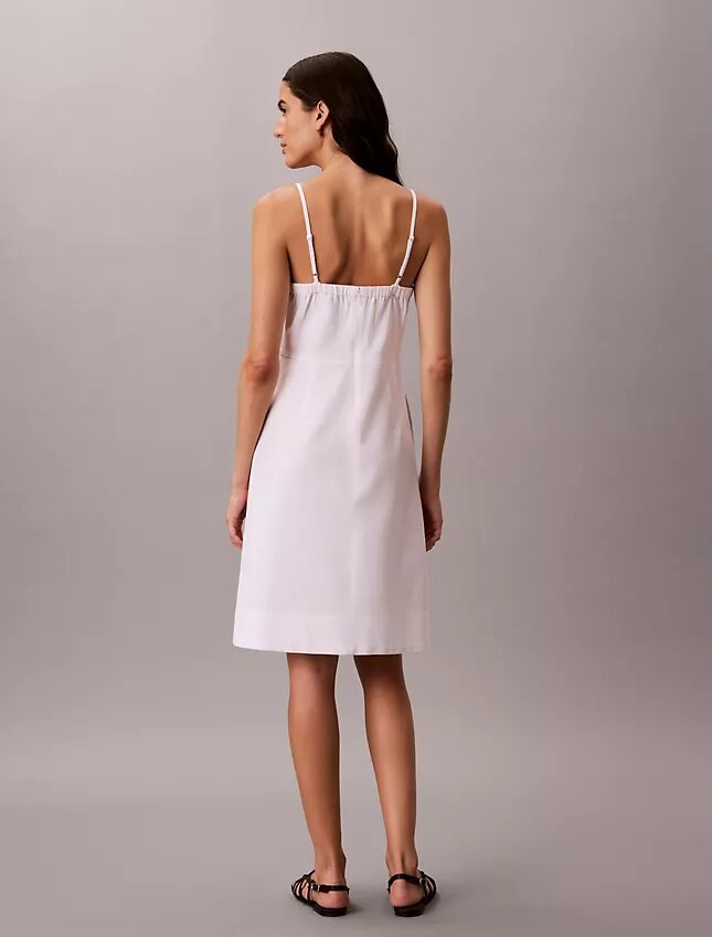 Vestido de mezcla de lino Vestido de mezcla de lino