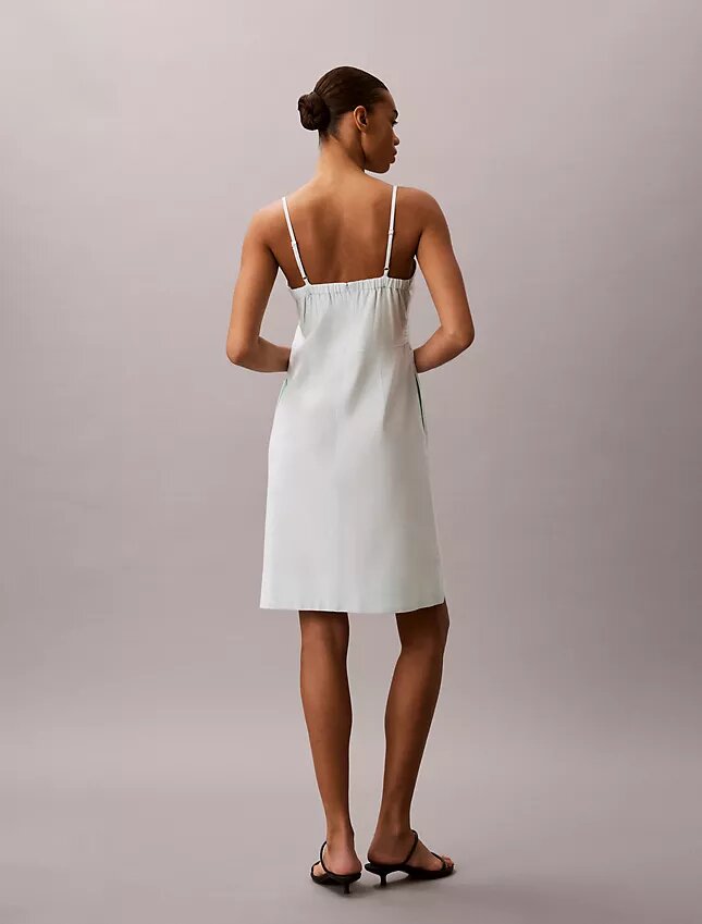 Vestido de mezcla de lino Vestido de mezcla de lino