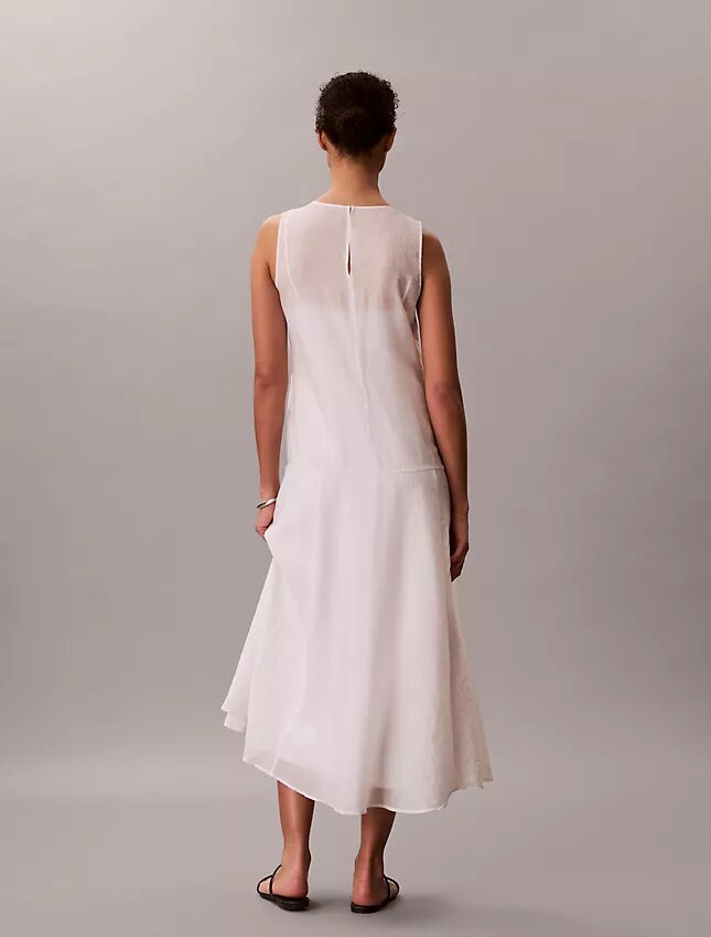 Vestido largo de gasa Vestido largo de gasa