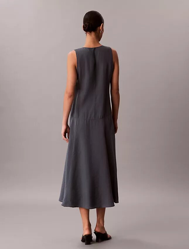 Vestido largo de gasa Vestido largo de gasa