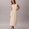 Vestido midi acampanado Vestido midi acampanado