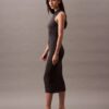 Vestido midi de lurex Vestido midi de lurex