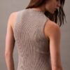 Vestido midi de lurex Vestido midi de lurex