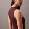 Vestido midi de lurex Vestido midi de lurex
