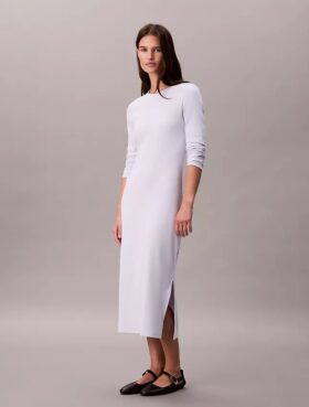 Vestido midi entallado Vestido midi entallado