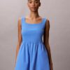 Vestido midi fruncido Vestido midi fruncido
