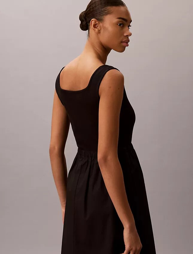 Vestido midi fruncido Vestido midi fruncido