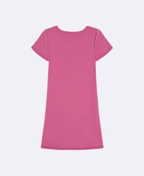 Vestido mini de camiseta con Monogram para niñas Vestido mini de camiseta con Monogram para niñas