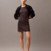 Vestido mini tipo camiseta